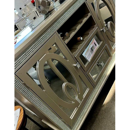 322 - 75 Benjara : Tủ Buffet , Tủ Rượu - 137cm